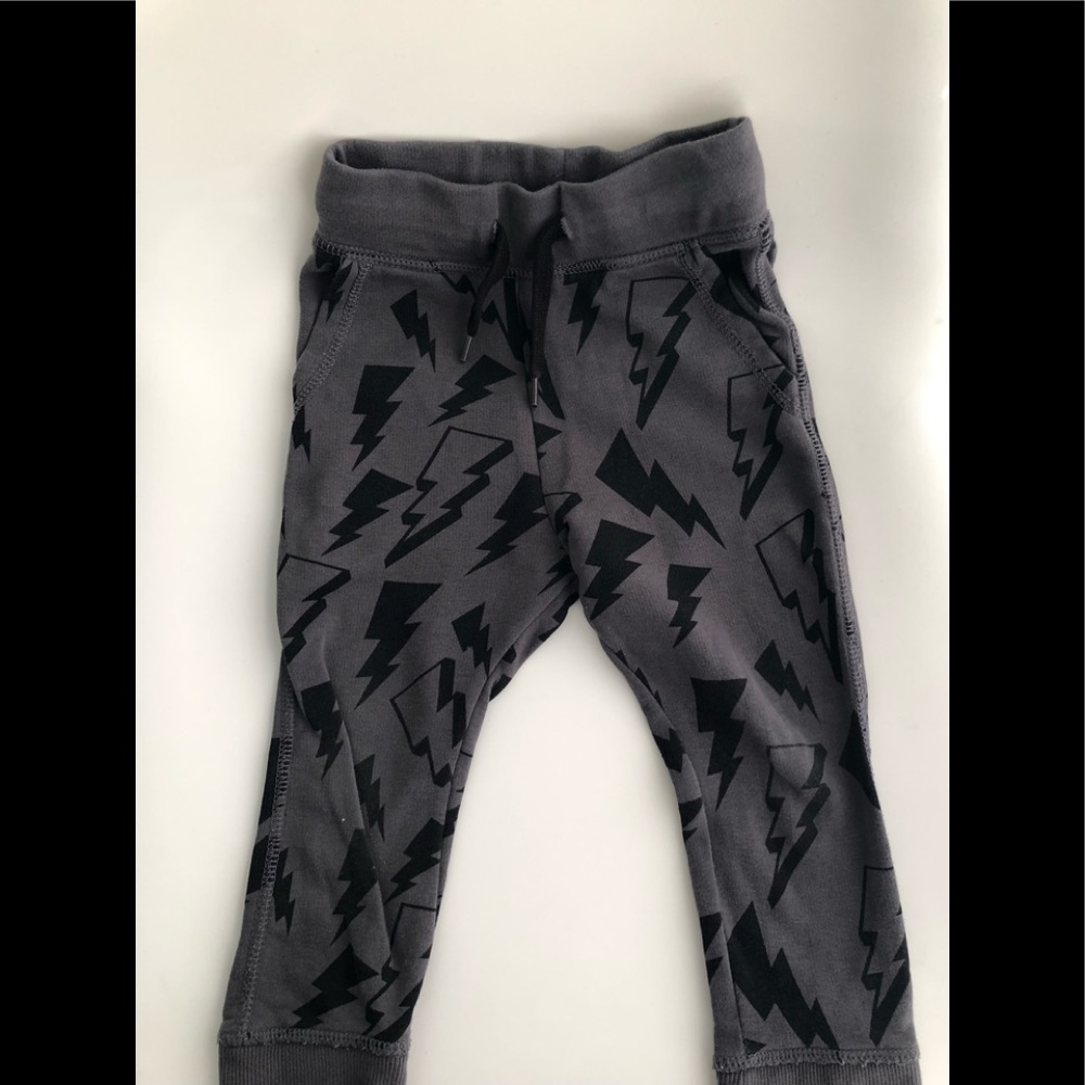 H&M jogger pants with lightening bolts